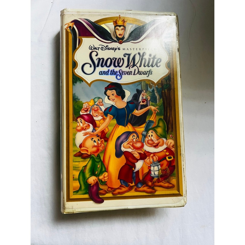 Disney Snow White and the Seven Dwarfs VHS Masterpiece Collection 1524-1